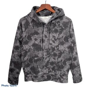 No Comment NY.LA Bleached Dyed Hoodie M Gray Streetwear Skater